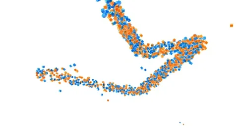 Particles Down (HD+Alpha) Stock-Footage 7728349