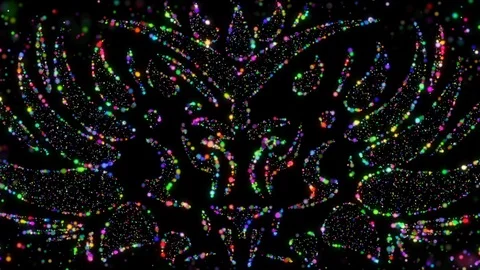 Particles Dragon Background. Loop Stock Footage 94055458