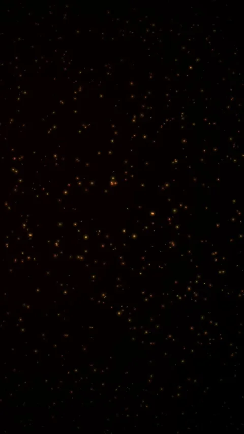 Particles drift and cluster against a black background Video stock 329305450