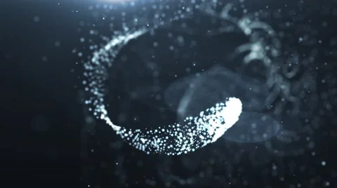 Particles dust abstract light bokeh motion titles cinematic background 37 Stock Footage 68007794