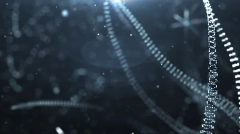 Particles dust abstract light bokeh motion titles cinematic background 39 Stock Footage