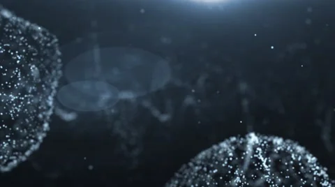 Particles dust abstract light bokeh motion titles cinematic background 38 Video stock 68008644