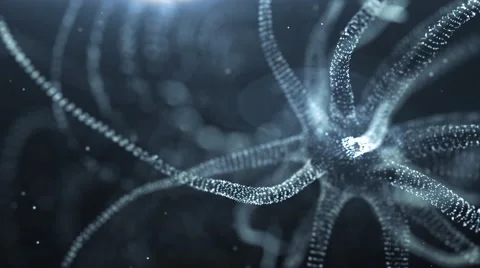 Particles dust abstract light bokeh motion titles cinematic background 40 Stock Footage 68008666