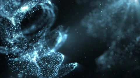 Particles dust abstract light bokeh motion titles cinematic background 44 Stock Footage 68009876