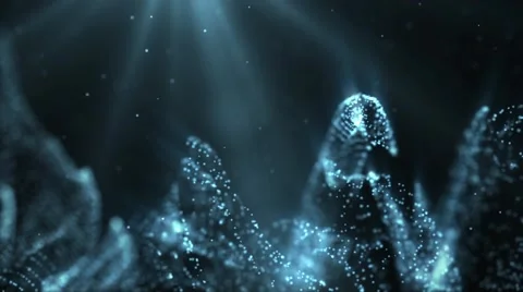 Particles dust abstract light bokeh motion titles cinematic background 50 Video stock 68010224