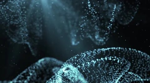 Particles dust abstract light bokeh motion titles cinematic background 51 Stock Footage 68010284