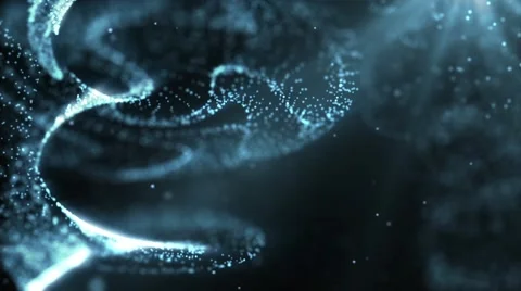 Particles dust abstract light bokeh motion titles cinematic background 49 Stock-Footage 68010363