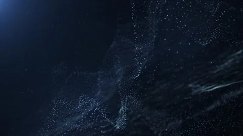 Particles dust abstract light bokeh motion titles cinematic background 01 Stock Footage 68011202