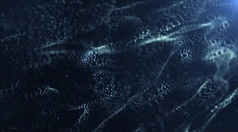 Particles dust abstract light bokeh motion titles cinematic background 03 Stock Footage 68011388
