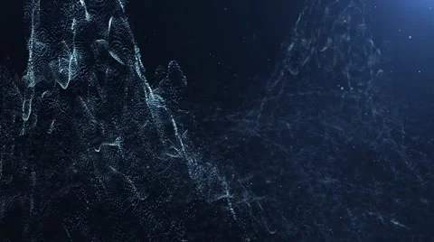 Particles dust abstract light bokeh motion titles cinematic background 06 Stock Footage 68013015