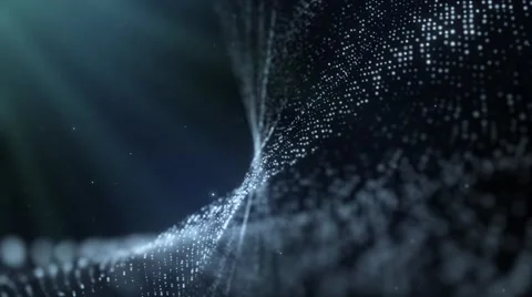 Particles dust abstract light bokeh motion titles cinematic background 15 Stock Footage