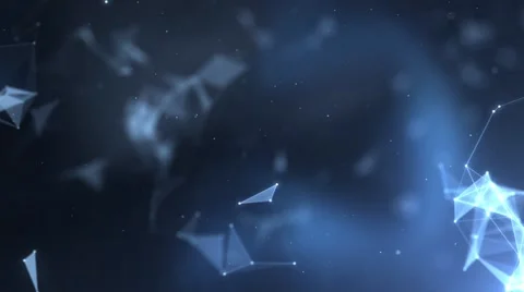 Particles dust abstract light bokeh motion titles cinematic background 43 Video stock 68036382