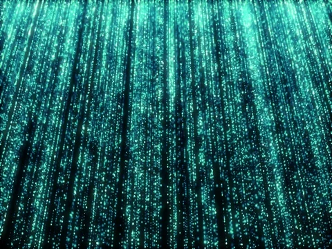 Particles dust abstract light bokeh motion titles cinematic background loop Stock Footage 71017322