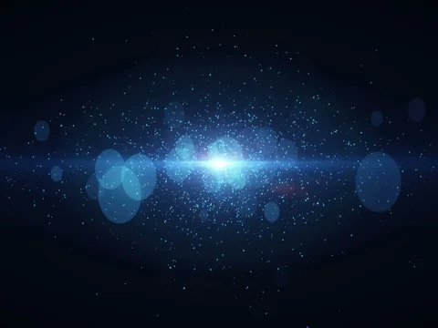 Particles dust abstract light bokeh motion titles cinematic background loop Stock Footage 71456083