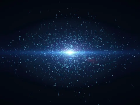 Particles dust abstract light bokeh motion titles cinematic background loop Stock Footage 71456243