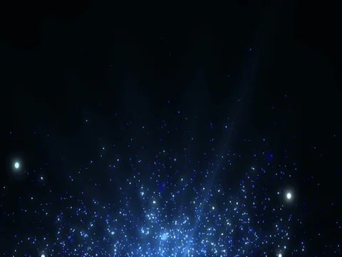 Particles dust abstract light bokeh motion titles cinematic background loop Video stock 71765186