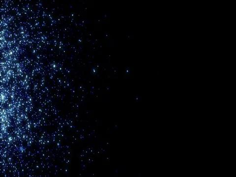 Particles dust abstract light bokeh motion titles cinematic background loop Video stock 71765346