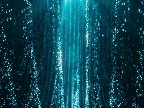 Particles dust abstract light bokeh motion titles cinematic background loop Stock Footage 72611865