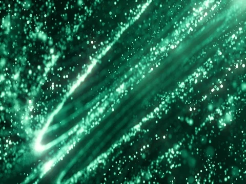 Particles dust abstract light bokeh motion titles cinematic background loop Video stock 72611977