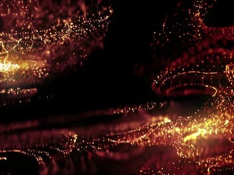 Particles dust abstract light bokeh motion titles cinematic background loop Video stock 73101472