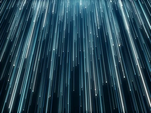 Particles dust abstract light bokeh motion titles cinematic background loop Stock Footage 74630851