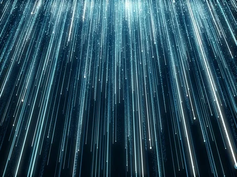 Particles dust abstract light bokeh motion titles cinematic background loop Stock Footage 74657566