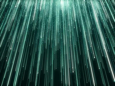 Particles dust abstract light bokeh motion titles cinematic background loop Stock Footage 74667020