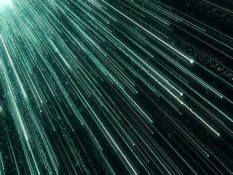 Particles dust abstract light bokeh motion titles cinematic background loop Stock Footage 74940185