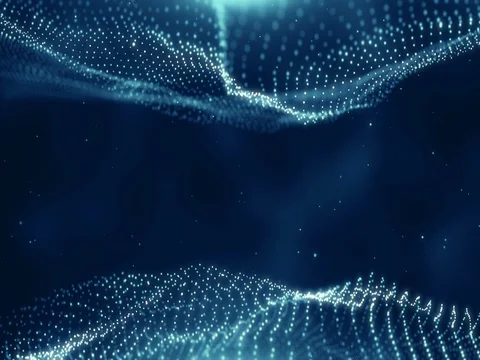 Particles dust abstract light bokeh motion titles cinematic background loop Video stock 75656851