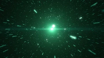 Particles dust abstract light bokeh motion titles cinematic background loop Stock Footage 85476747