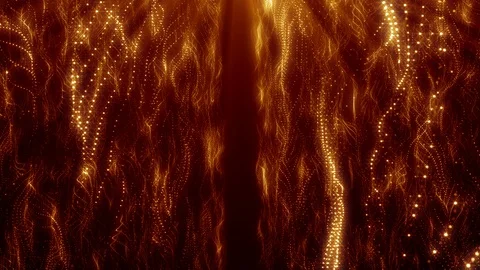 Particles dust abstract light bokeh motion titles cinematic background loop Stock Footage 92936098