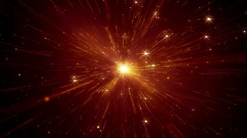Particles dust abstract light bokeh motion titles cinematic background loop Stock Footage 95728143