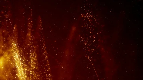 Particles dust abstract light bokeh motion titles cinematic background loop Stock Footage 96407564