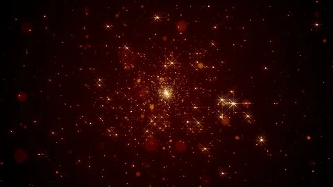 Particles dust abstract light bokeh motion titles cinematic background loop Stock Footage 99127204