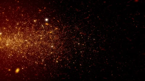 Particles dust abstract light bokeh motion titles cinematic background loop Stock-Footage 105563001