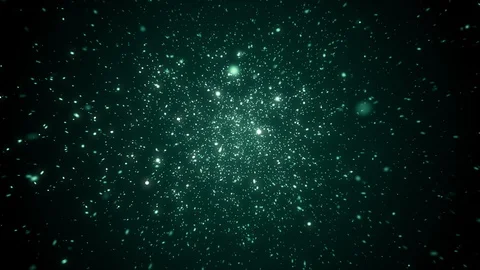 Particles dust abstract light bokeh motion titles cinematic background loop Stock Footage 105566747