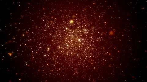 Particles dust abstract light bokeh motion titles cinematic background loop Stock Footage 105566803