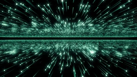 Particles dust abstract light bokeh motion titles cinematic background loop Stock Footage 107256643