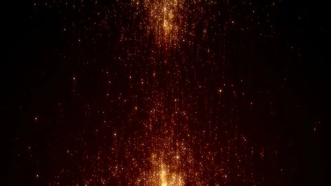 Particles dust abstract light bokeh motion titles cinematic background loop Video stock 107298335