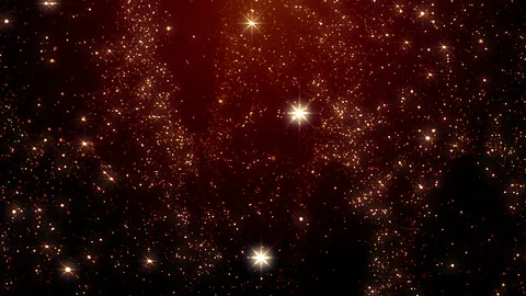 Particles dust abstract light bokeh motion titles cinematic background loop Stock Footage 118989124