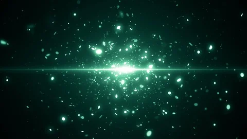 Particles dust abstract light bokeh motion titles cinematic background loop Stock-Footage 119677155