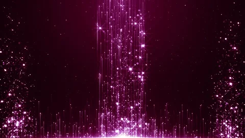 Particles dust abstract light bokeh motion titles cinematic background loop Stock Footage 121373008