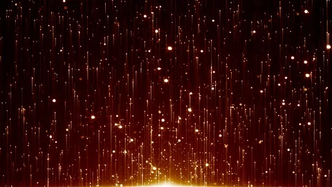 Particles dust abstract light bokeh motion titles cinematic background loop Video stock 121897551