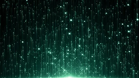Particles dust abstract light bokeh motion titles cinematic background loop Video stock 121897574