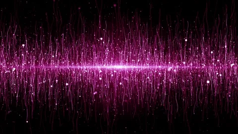 Particles dust abstract light bokeh motion titles cinematic background loop Video stock 123725653