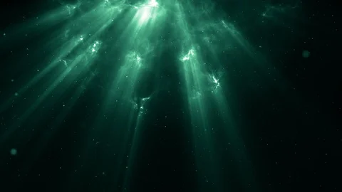 Particles dust abstract light bokeh motion titles cinematic background loop Stock Footage 124769258