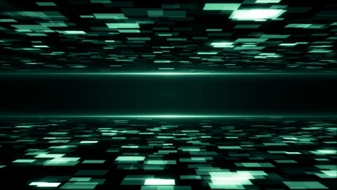 Particles dust abstract light bokeh motion titles cinematic background loop Stock Footage 125923675