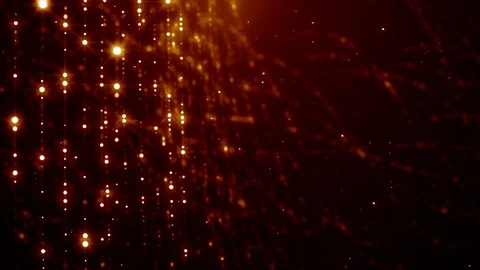 Particles dust abstract light bokeh motion titles cinematic background loop Stock Footage 127267613
