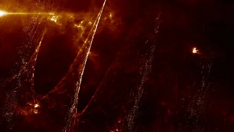 Particles dust abstract light bokeh motion titles cinematic background loop Stock-Footage 128737074