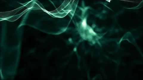 Particles dust abstract light bokeh motion titles cinematic background loop Video stock 132770272